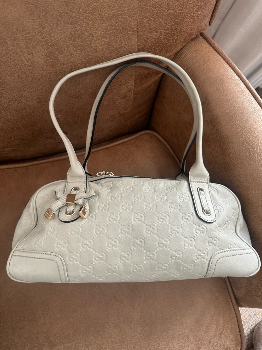 Gucci Embossed Leather Bag